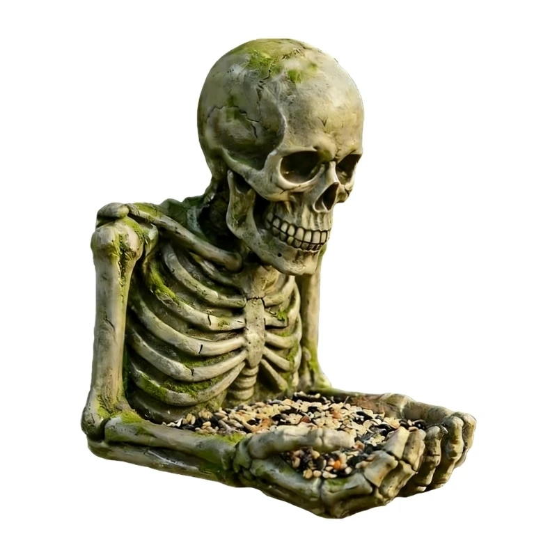 Originales, totenkopfförmiges Bewässerungsgerät für Wildtiere aus robustem Kunststoff für Yard Accent 3XUF – Detail 5