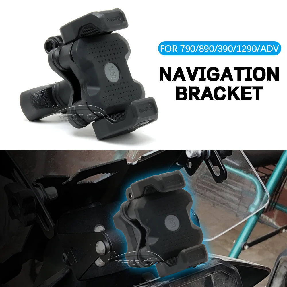 

Motorcycle Accessories FOR 390/790/1290/890/1390adv Adventure New Phone Holder Stand Navigation Stand Shock Absorber Phone Stand