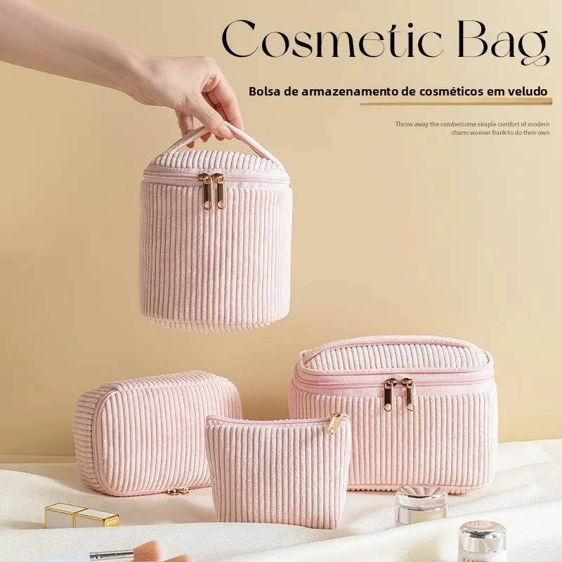 velvet-cosmetic-bag-portable-large-capacity-storage-bag-multi-function-lipstick-four-piece-set-outdoors-handbag-organizer