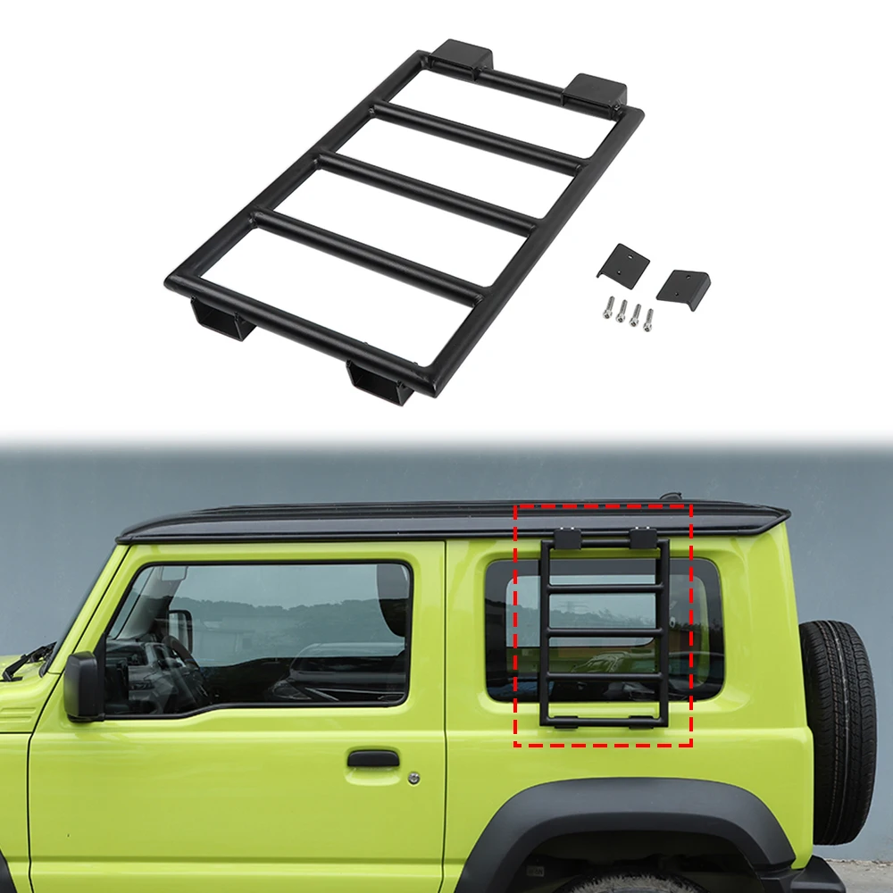 

for Suzuki Jimny JB64W JB74W 2019-2023 Protective Frames Car Rear Window Extension Climbing Ladder Exterior Accessories Iron