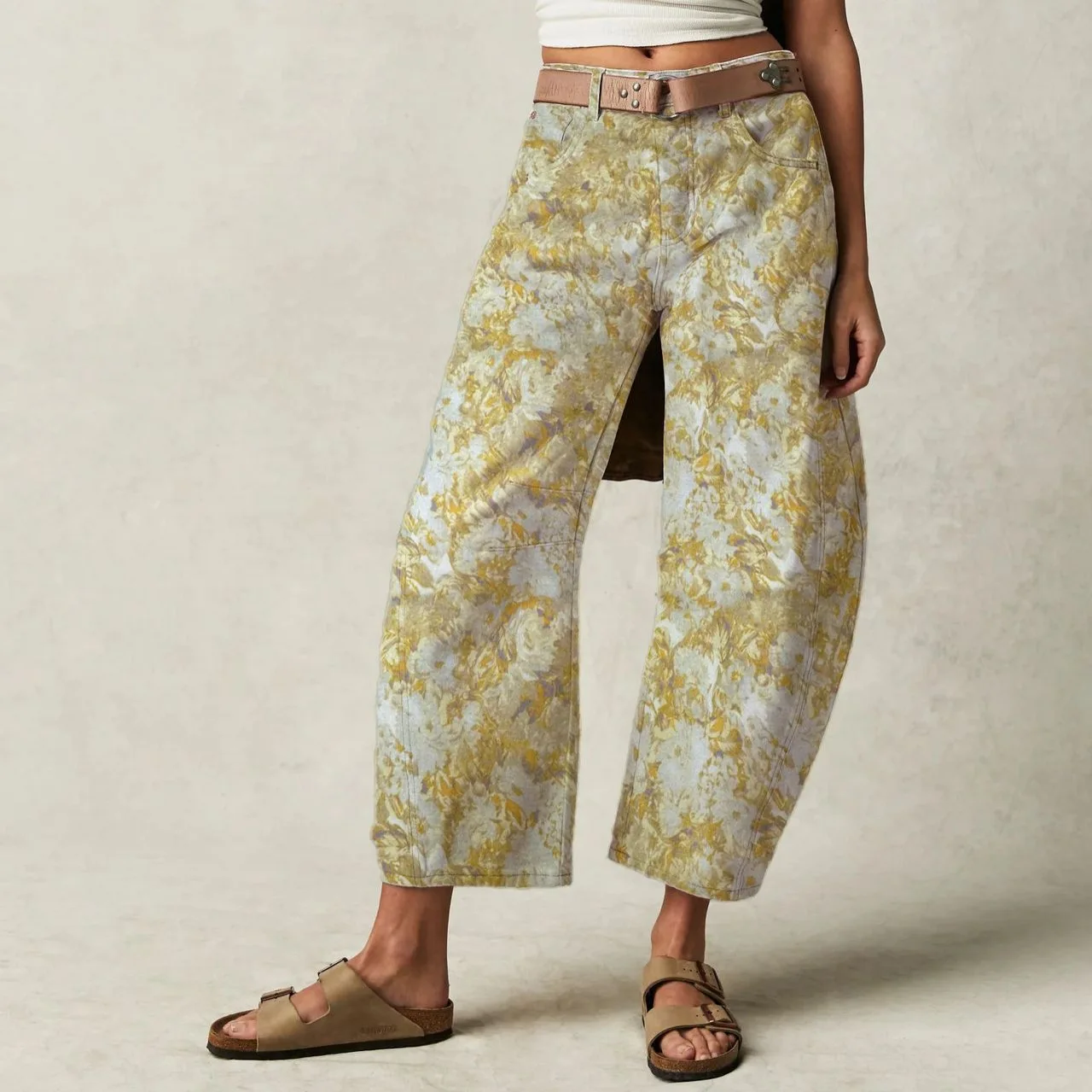 

Y2K Graffiti Print Wide Leg Jeans for Women, 2025 Spring Casual Loose Fit Straight Leg Denim Pants, Edgy Girl Streetwear Trouser