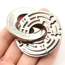 Mi Gong Lock Maze Lock Labyrinth 3D IQ Games Brain Teaser Puzzles For Adults Kids Wit Games Puzzle Metal Fidget Toys Maze