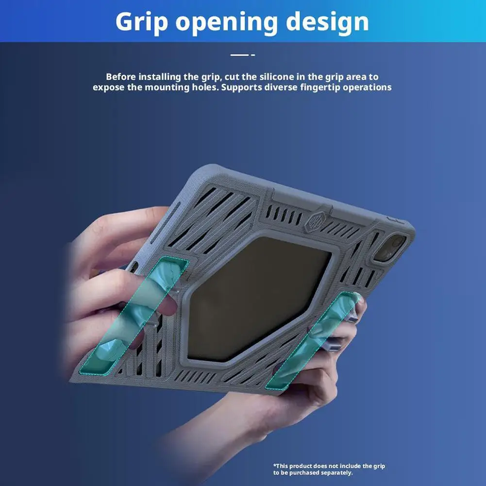 For IPad Air5 Protective Case Summer Heat Dissipation Cooling Tablet Anti-slip Protective Case For 2018-2022 Models