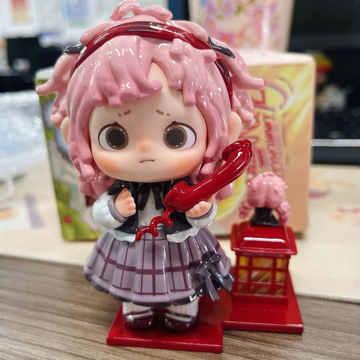 

In Stock New Blind Box Black Play Fofu City Series Mysterious Box Cute Action Doll Desktop Ornaments Toys Surprise Gifts