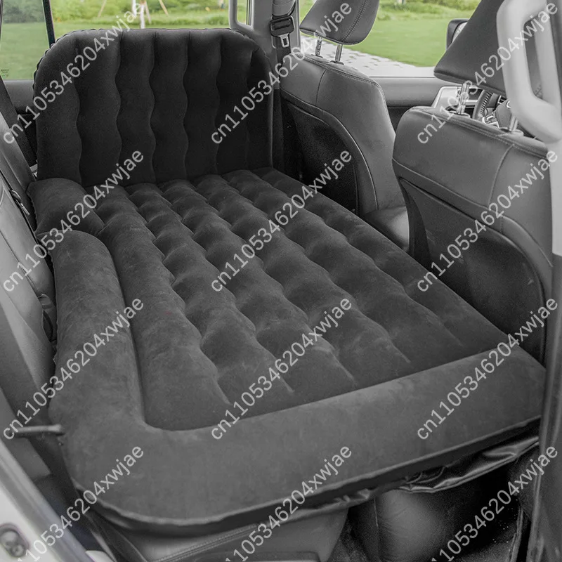 Universal Inflatable Car Bed for SUV Sedan Rear Seat Comfort Rest Sleeping Mat with Quick Inflation Pump for Travel