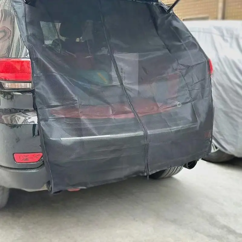 M76E Mehrzweck-Magnet-Heckklappengitter für Autos. Premium-Netz verhindert Insekten und ermöglicht Belüftung, für – Detail 9