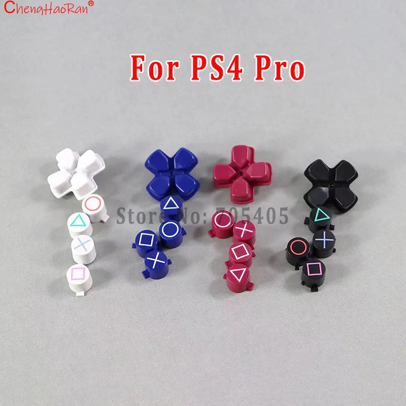 1Set Plastic Button For PS4 ABXY Buttons Circle Square Triangle ABXY Cross Button Repair Part For PS4 Pro Controller