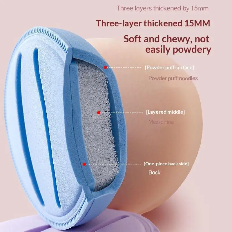 Marshmallow Dry Wet Use Powder Puff 1Pc Air Cushion Soft Makeup Sponge for Professional Makeup Artist Beauty Tool