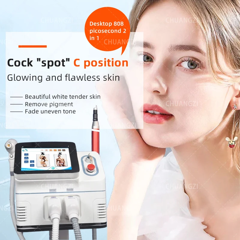 

Picosecond 808nm Diode Laser Painless Effetctive Hair Removal Machine Tattoo Removal 755 808 1064nm For All Skin Color