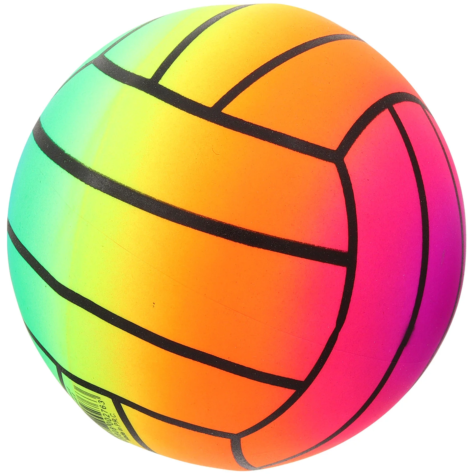 Verdikte regenboog pvc volleybal opblaasbaar speelgoed voor kinderen binnen- en buitensportuitrusting klein strand groot