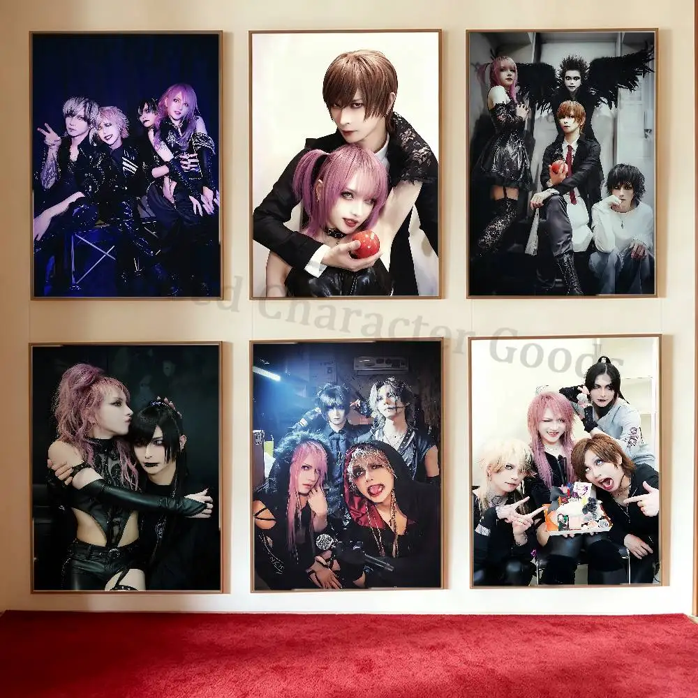 J-JILUKA Rock Anime Wall Art, холст, картина, постер для гостиной, домашний декор, декоративное изображение