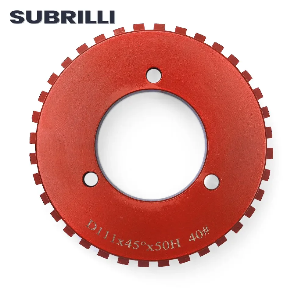 SUBRILLI Diamond CNC Grinding Wheel With 1/2 Gas Arbor For Router Machine Stone Granite Marble Edge Cutting Profiling Wheel