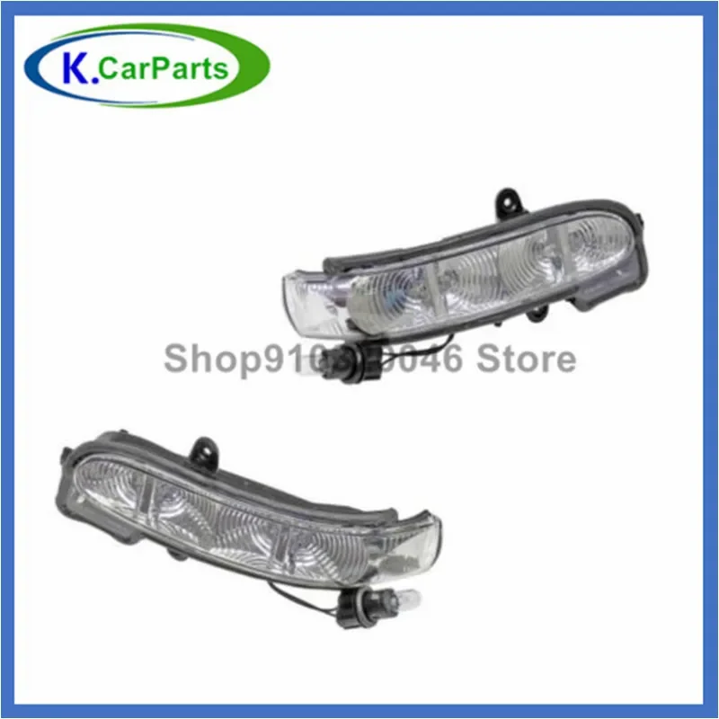 2038201321 2038201421 203-820-13-21, 203-820-14-21 LH RH Left & Right Side Rearview Turn Signal Light Lighting for Mercedes-Benz