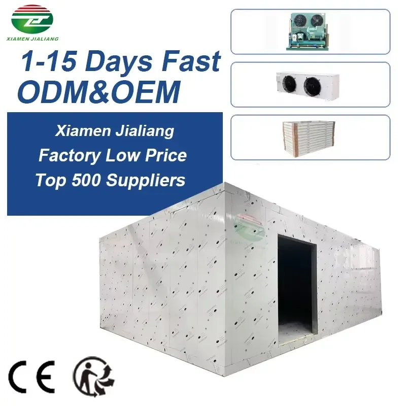 PU Panel Sandwich Steel Blast Cold Room 220V Mobile Home Hotels Food Shop Accurate Temperature Control 100mm/150mm