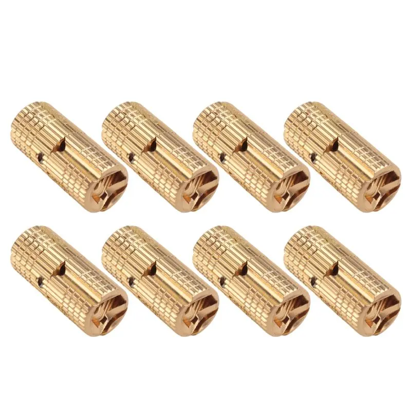 Beicai 8 Stück 10 mm Messing-Zylinderscharniere, 180 Grad Öffnungswinkel, verdeckte Möbelscharniere für DIY-Schmuckkästchen, Handarbeit - b61b – Detail 5