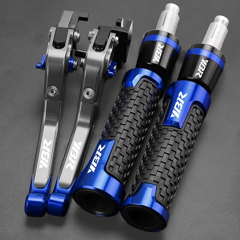 

YBR For yamaha YBR125 YBR250 YBR 250 2005-2014 2013 2012 Motorcycle Accessories Adjustable Brake Clutch Levers Handlebar grips
