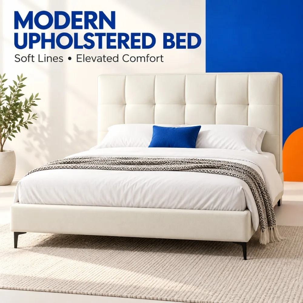 Modern Luxury Italian Leather Double Bed Set Minimalist High Quality Designer Bedroom Furniture for Home & Hotel Use