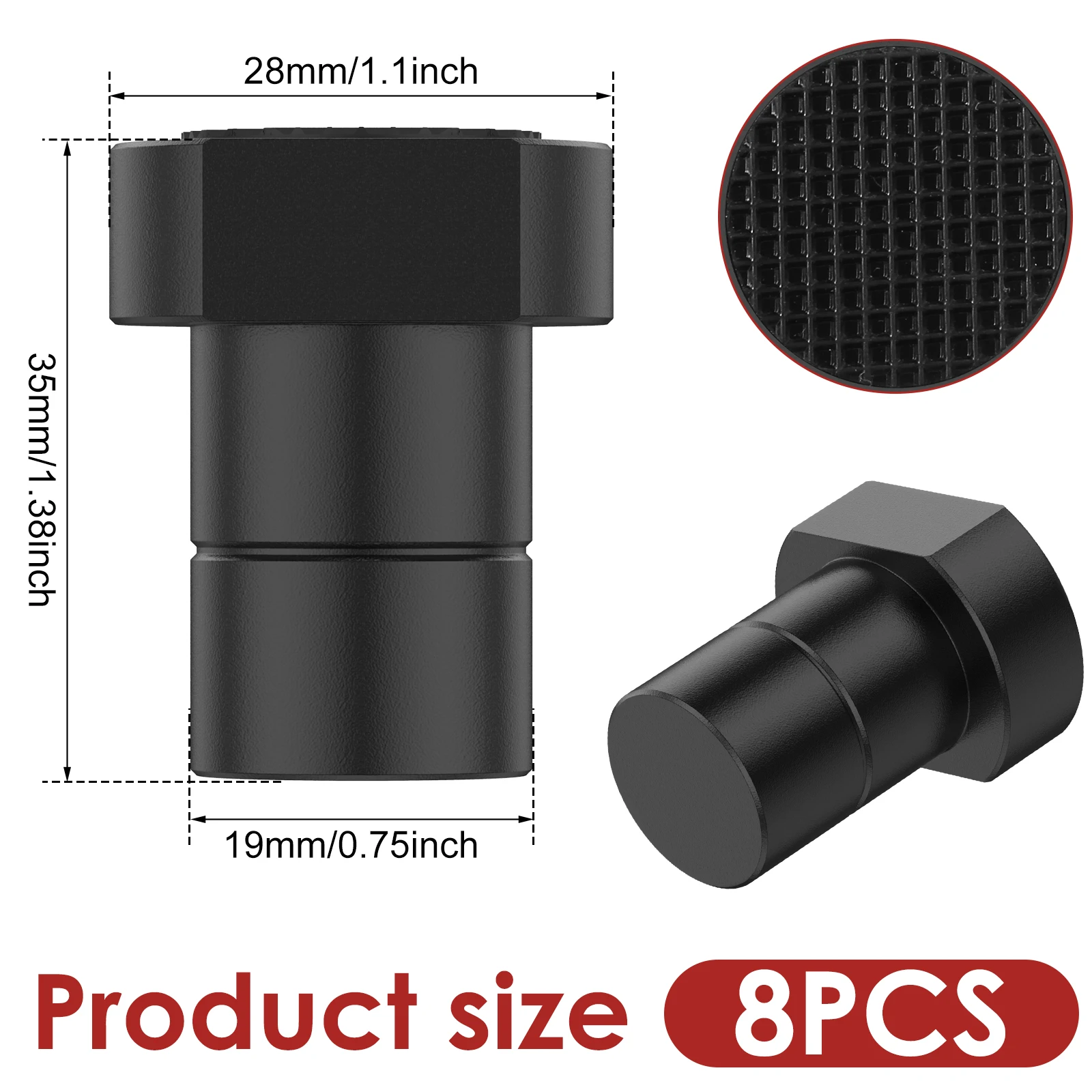 8pcs Bench Clamp Positioning Tenons Spray Paint Sanding Retainer Workbench Hole Stop Woodworking Tool Accessory Wood Board Clamp