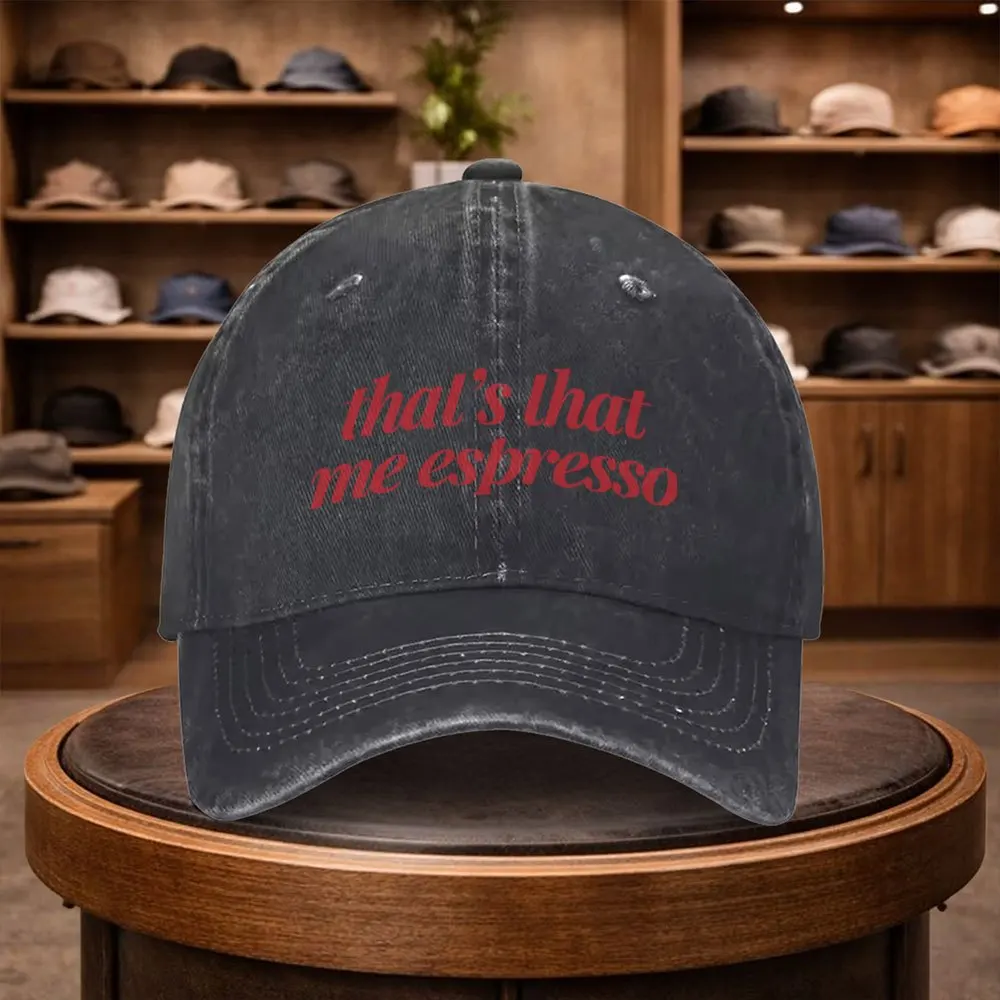 A Men'S Italian Coffee Baseball Cap, Adjustable And Stylish for Outdoor Use, Featuring an Urban Design. This Lightweight And Fas