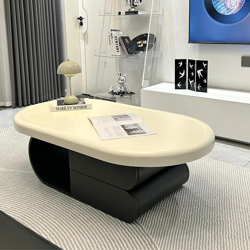 

room light luxury high sense small apartment Internet celebrity rock slab biscuits minimalist storage household creative white