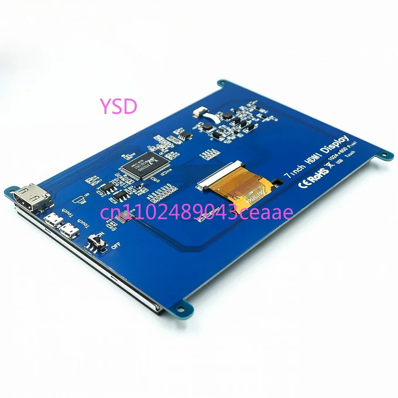 7-Inch LCD HDMI Display (Ultra-Clear IPS Screen, Monitor)