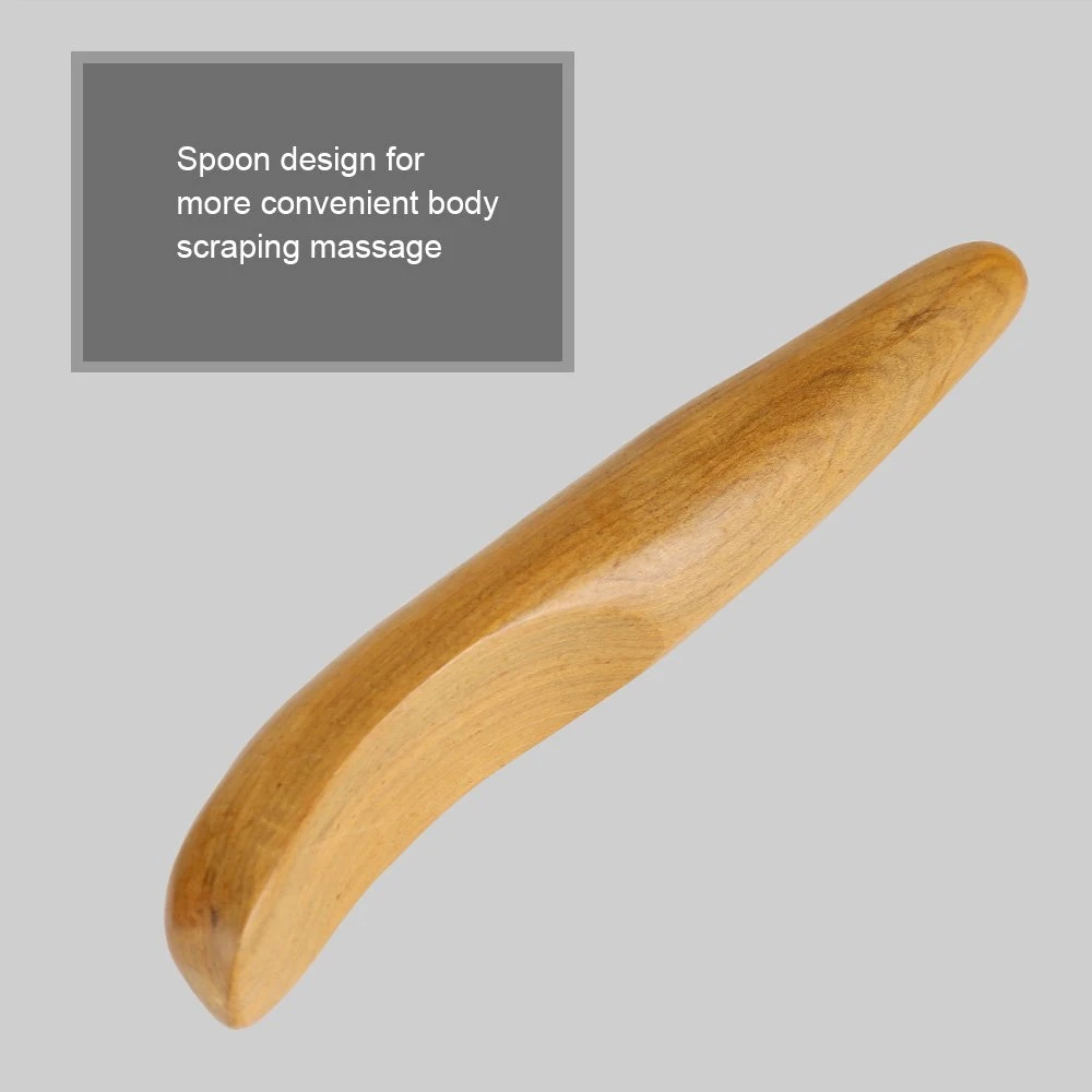 1 PC Wooden Gua Sha Massage Tools Wood Therapy Massage Tools Home Gym Lymphatic Drainage Tool for Anti Cellulite, Maderotherapy