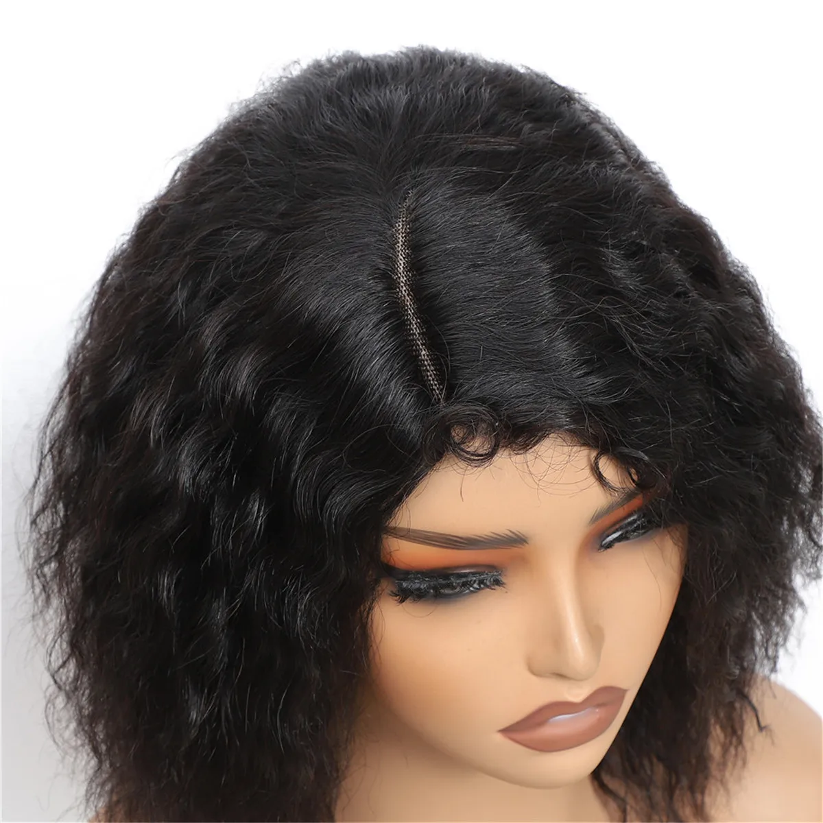 Lockige Pixie-Cut-Perücken aus Echthaar, 4x1-Teil-Spitzenperücken aus Echthaar, Kinky Straight Lace-Closure-Perücken für Frauen, 8" kurze, kleberlose Perücken – Detail 5