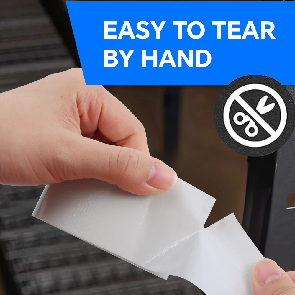 شريط أبيض شديد التحمل، مقاوم للماء، بدون بقايا - شريط لاصق أبيض عالي التحمل مقاوم للماء للمنزل، ومشاريع DIY، والإصلاحات