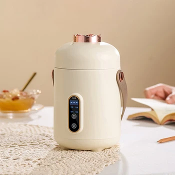 소형 전기 밥솥, 다기능 전기 요리 냄비, 기숙사 미니 냄비, 600ml, 12 시간 예약, 신제품 