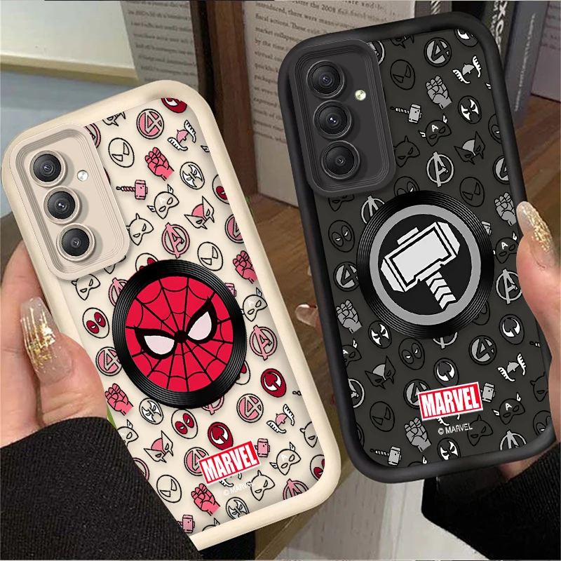 Cool Marvel Spider Man Thor Phone Case For Samsung Galaxy A14 A15 S21 S22 S23 S24 FE Plus Ultra A25 A35 A52 A53 A54 A55 5G Cover