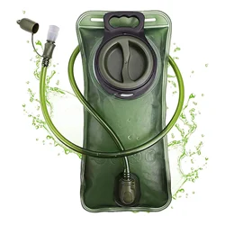 AXEN2L-Réservoir d'Eau Vert pour le Cyclisme, Sac Vessie de Stockage, Pack d'Hydratation sans BPA, Grand Bouchon de Remplissage