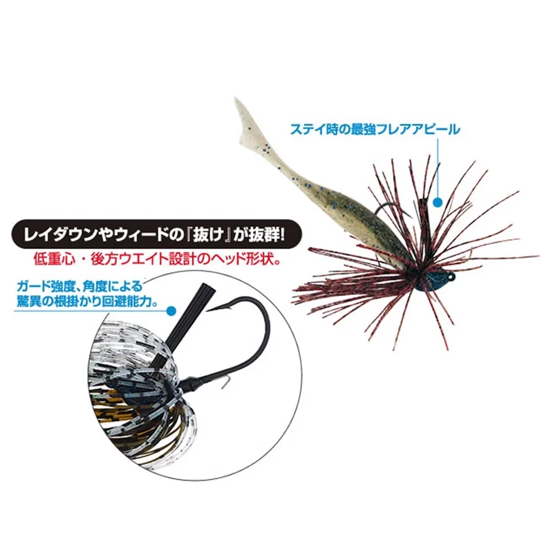 

OWNER Ona RJ-10 Bad Road 11723 Bearded Man Rubber Silk Fish Hook Mandarin Fish Crooked Mouth Lure Fake Bait
