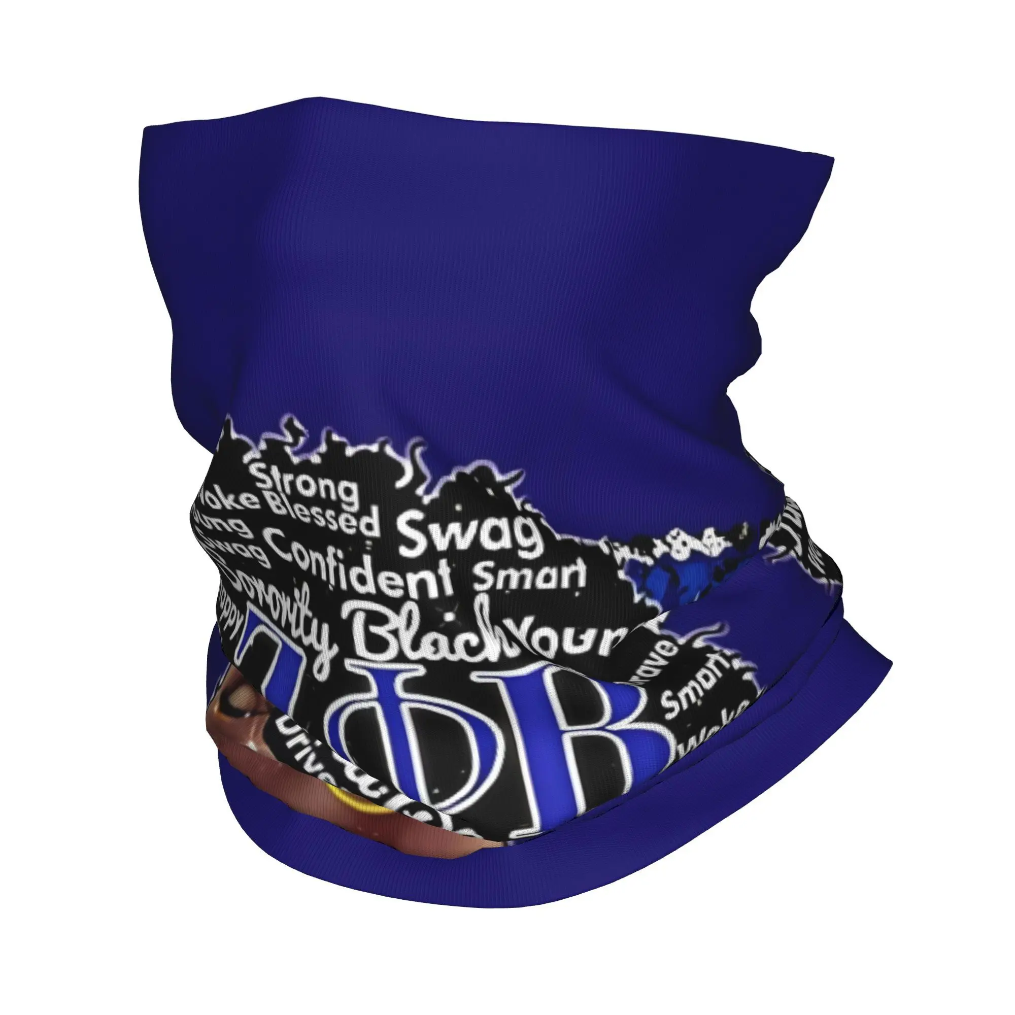 

Custom Zeta Phi Beta Winter Headband Neck Warmer Men Women Hiking Running Tube Scarf Sorority ZOB Face Bandana Gaiter