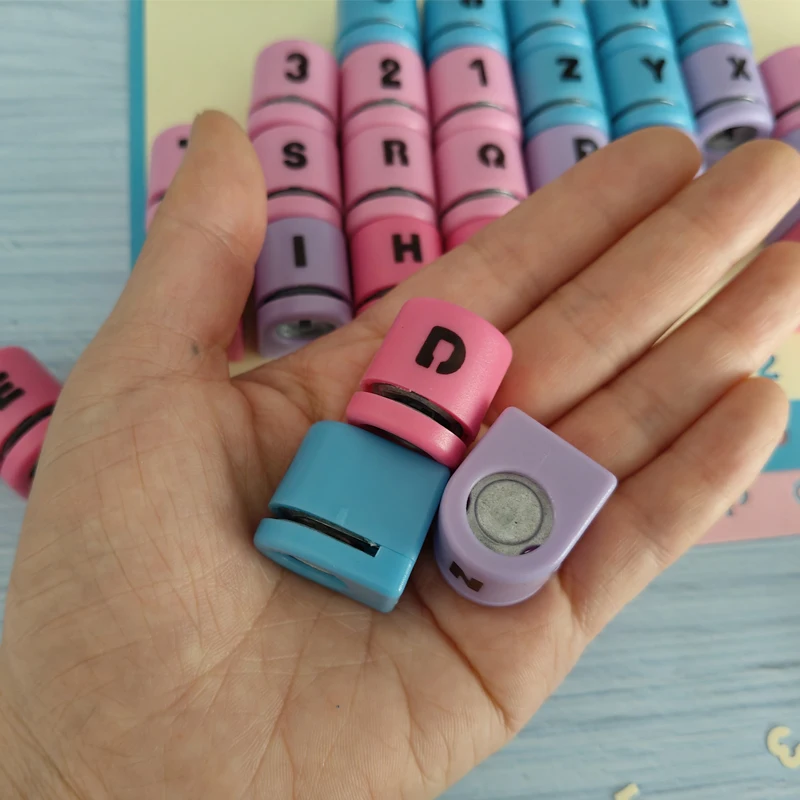 26 Letters Hole Puncher 0-9 Numbers Paper Cutter Machine Loose-Leaf Craft Punches Scrapbooking DIY Tools Office Binding Supplies