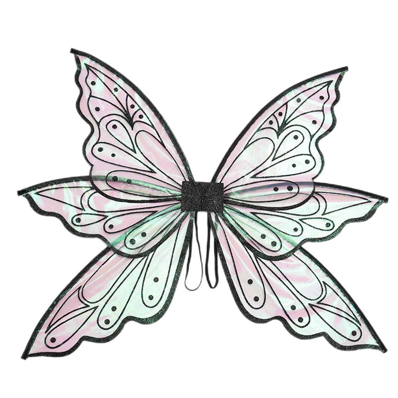 

Butterfly Fairy Wings Flower Elf Wings Shiny Edge Princess Butterfly Wings Party Festivals Props Angel Wings Halloween Costume