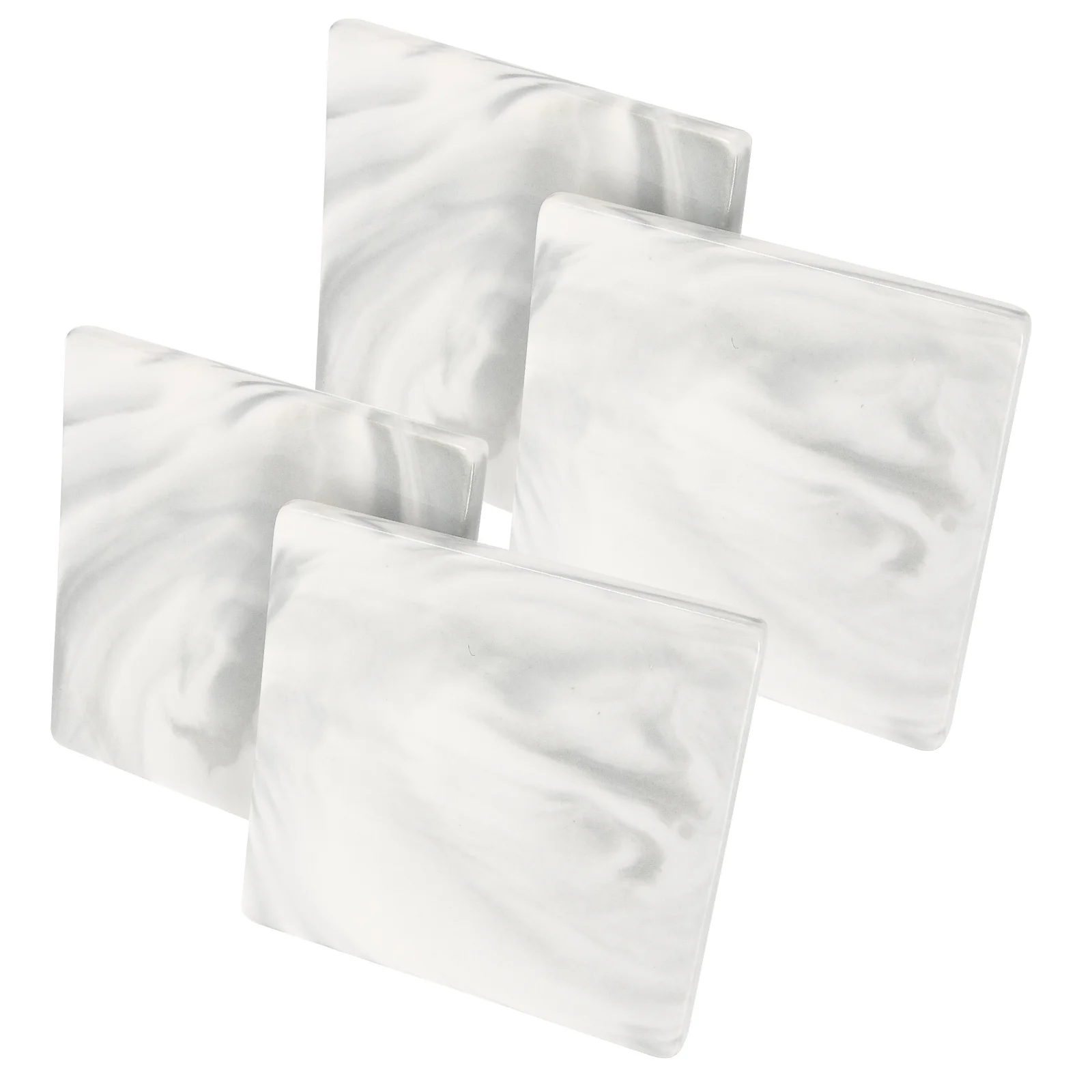 

4Pcs Meticulously Made Marbling Coasters Anti-Skid Cup Pads for Home Kitchen and Office Use Table Mats Cup Coaster