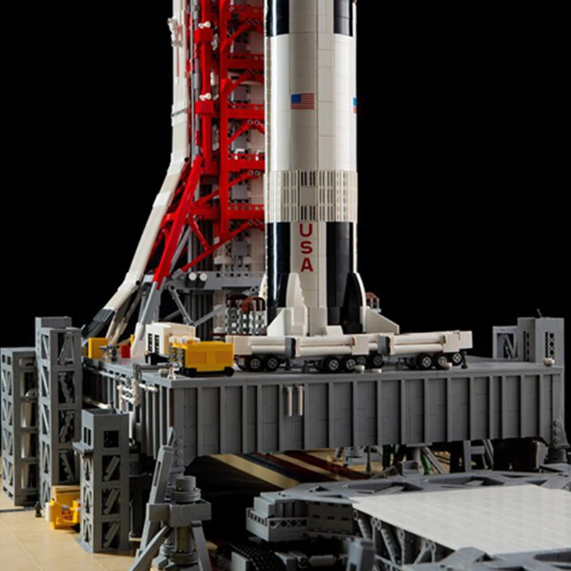 6862pcs MOC Launch Complex Small Plus Space Galaxy SciFi Model Building Blocks Advanced Build Pack Premium Detailed Fan Toy Gift