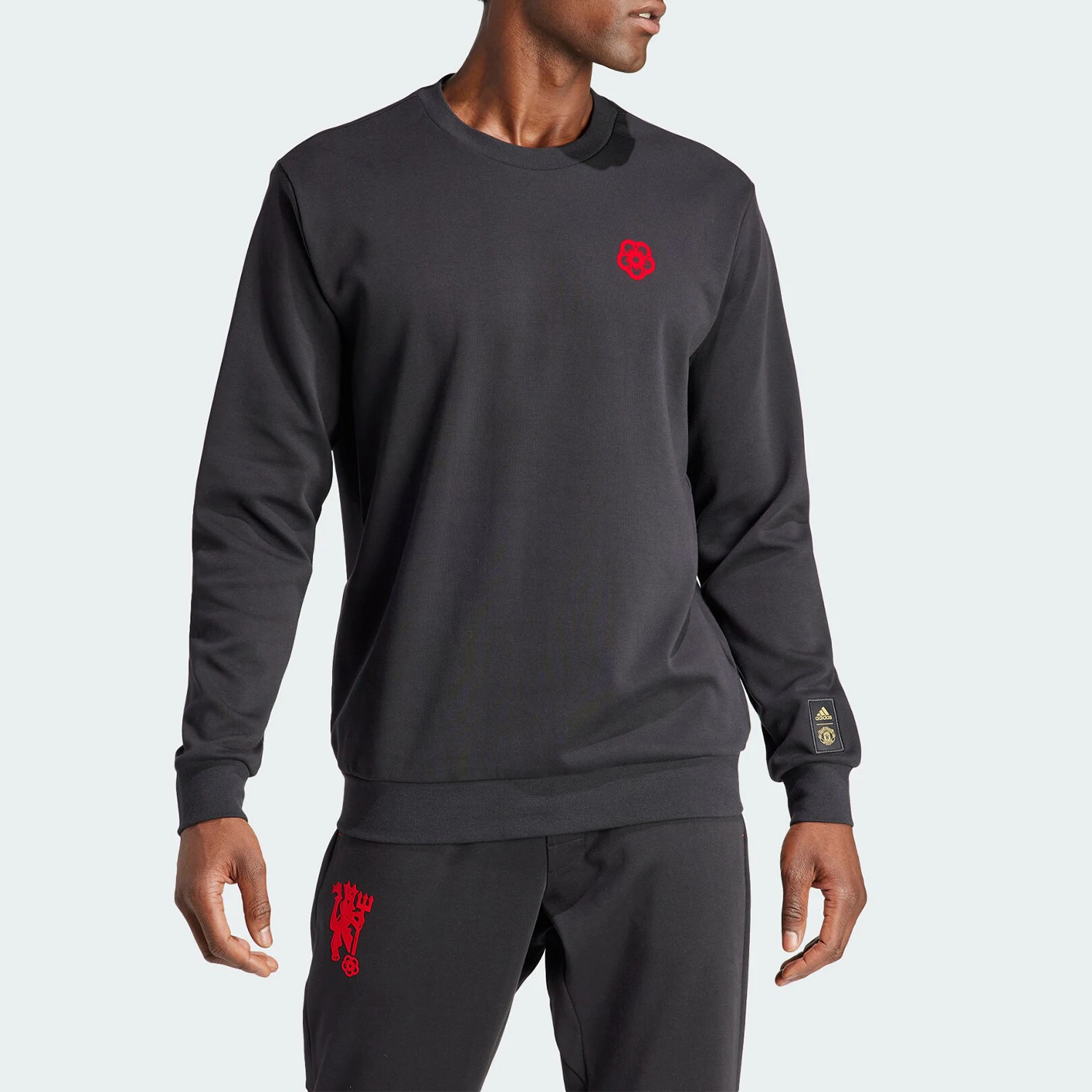 

Adidas genuine New Year Manchester United Football Culture Men's Sport Sweatshirt IP9184