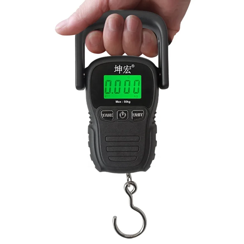 KH-DG-50  Portable Hanging Weighing Scale Digital Luggage Scale for Fishing Scale 50kg