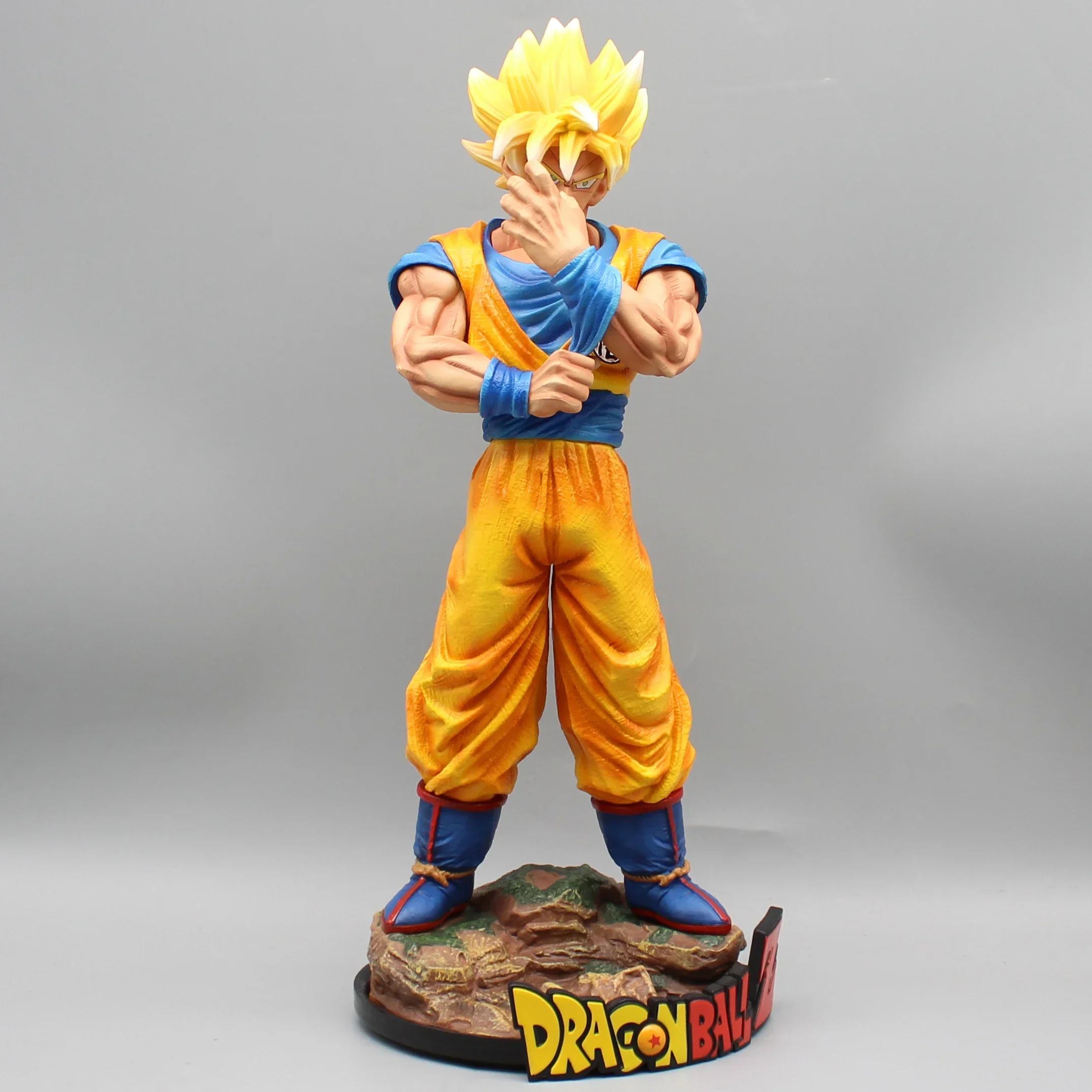 Drak bál schéma syn goku vegeta anime schéma super saiyan goku akce schéma modelka 33cm sbírání hraček psací stůl dekorace dárky