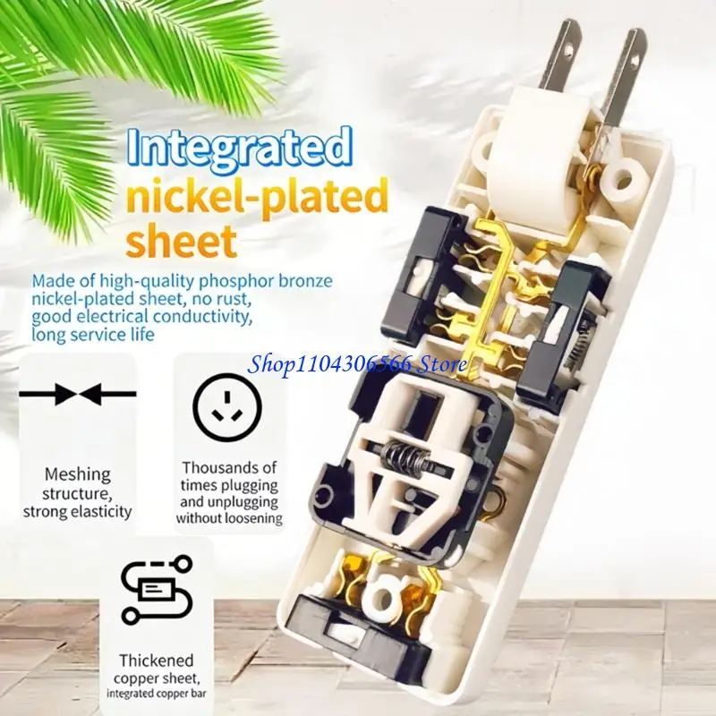 02DD 8/11 Outlet Electrical Socket Canada Japan American Rotatable Plug Adapter