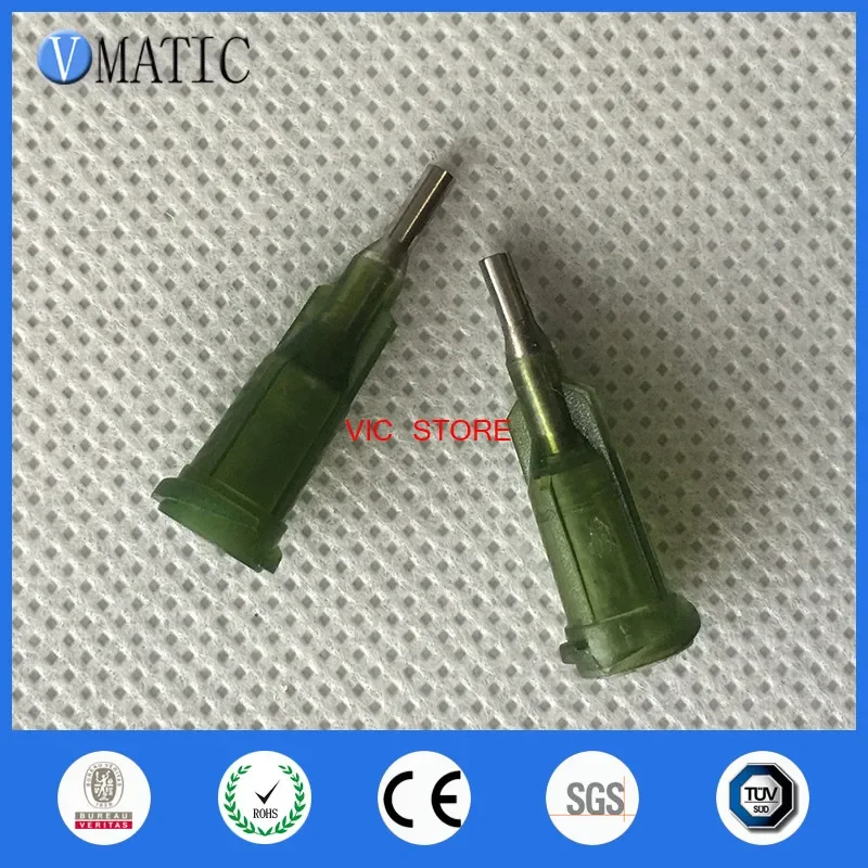 

Бесплатная доставка 100 шт. 14G 1/4 дюйма наконечники для игл дозатора