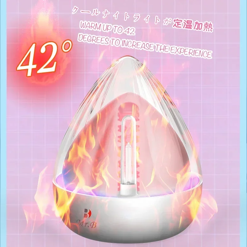 Peach Butt Warming Male Masturbator Cup Vagina Masturbation Blowjob Pussy Mastuburator Sexy Toy for Men Mastubator Adult Toy Men - Image 2