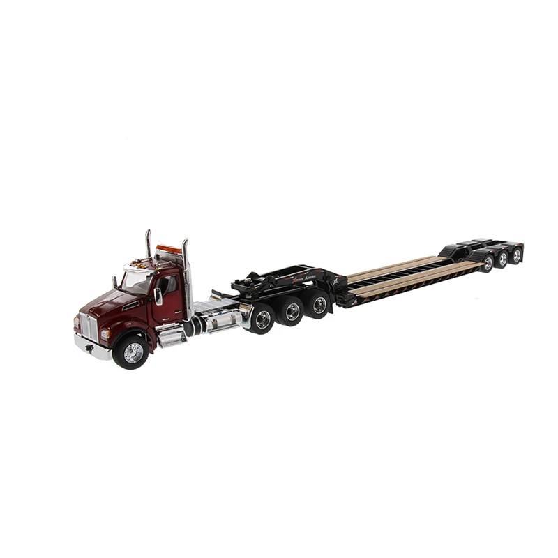 DM71061 1:50 Scale Kenworth T880S Trailer Alloy Model Collection Souvenir Display Ornaments Vehicle Toy