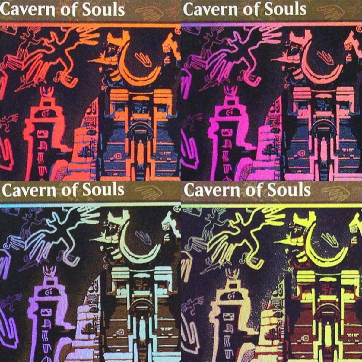Foil LCI 'Cavern of Souls' Borderless High custom Cards Proxy Top Quality Board Playing Trading Cards