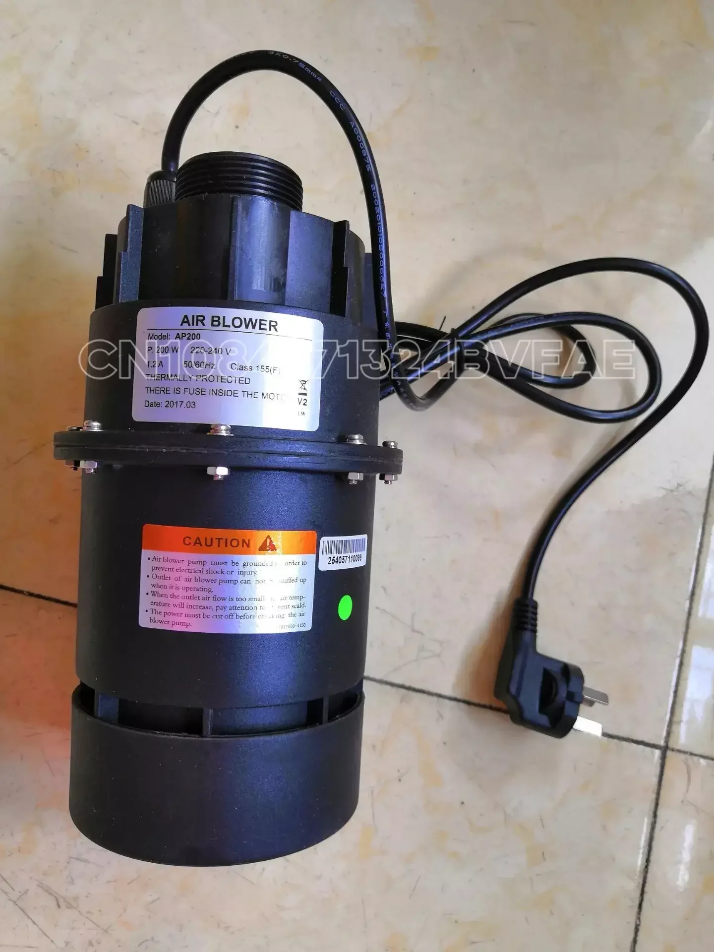 

Tub Spa 400W AP200 AP300 AP400 Air Blower and Air Pump Replace As Spa Part Replacement for Chinese Spa