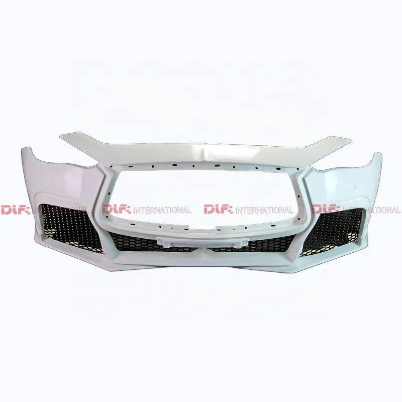 

NEW FRP Bumper for Infiniti Q60 Project Black S Concept Fiber Glass Front Bumper High Quality