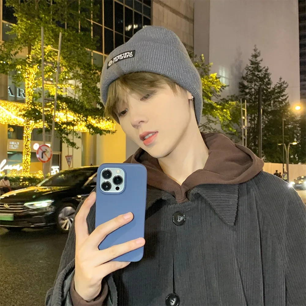 العصرية الكورية نمط الشتاء غطاء للأذنين يندبروف التزلج الرجال محبوك قبعة سميكة الدراجات قبعة صغيرة دافئة للجنسين