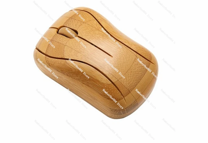 Wireless Bamboo Mouse Personalized Desktop Laptop Bamboo Creative Mouse Feels Good