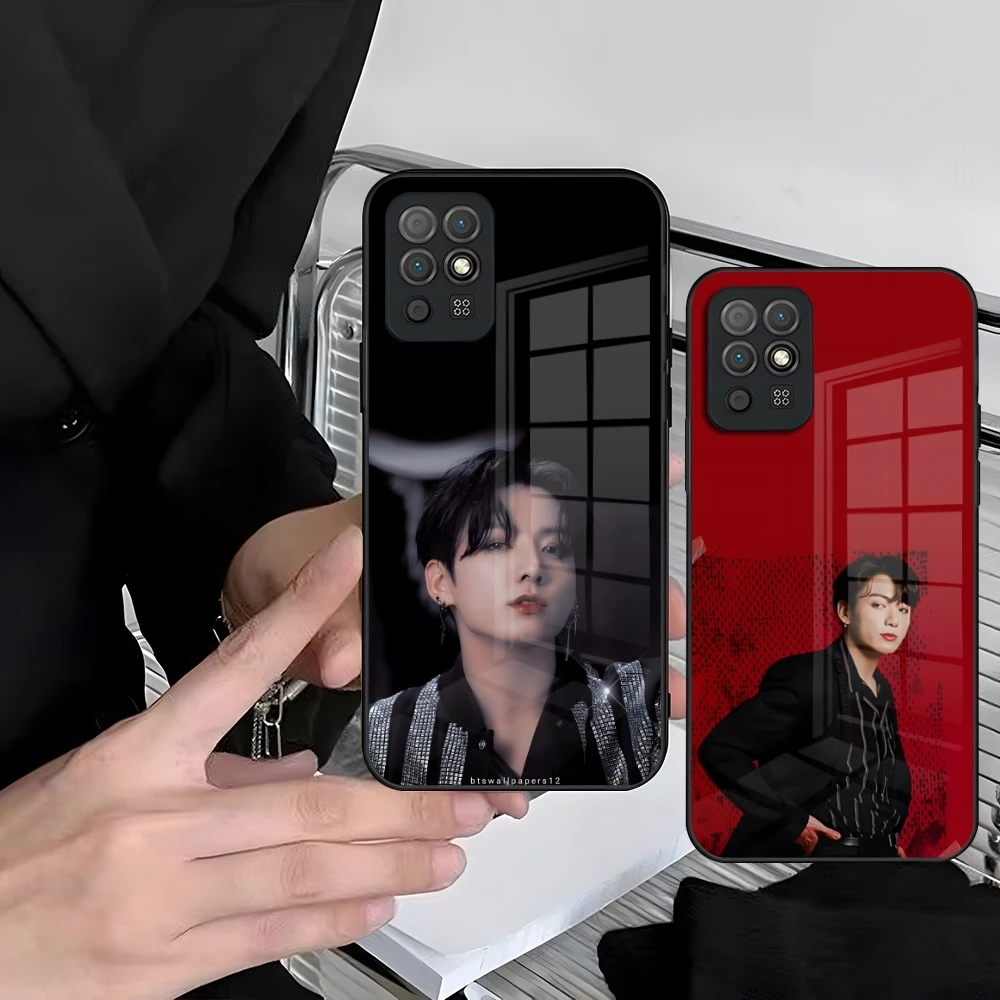 Korean Singer Boy Star Jungkook Phone Case For Redmi 8 10 Poco x3Pro 9 x3Nfc 12 9T x3 9A Note10 Pro Note12 11 x5 Pro Note8 Plus